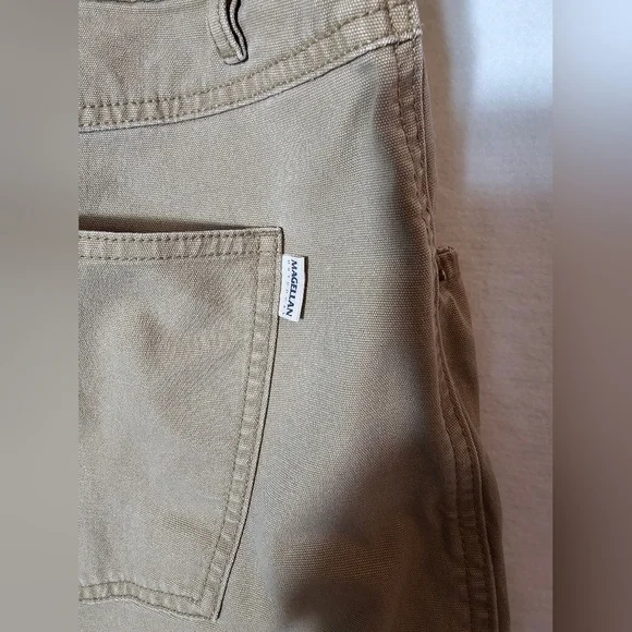 Magellan Stain Release Pants Tan Big & Tall Men's Size 42 W x 32 L - Picture 3 of 8